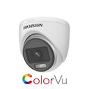Camara Hikvision Turbo HD con ColorVu DS-2CE70DF0T-PF, a prueba de polvo / impermeable, Color (Día y noche), Resolucion 1920×1080 , 1080p, montaje M12, focal fijado, audio, compuesto, TVI/AHD/CVI/CVBS; DC 12 V