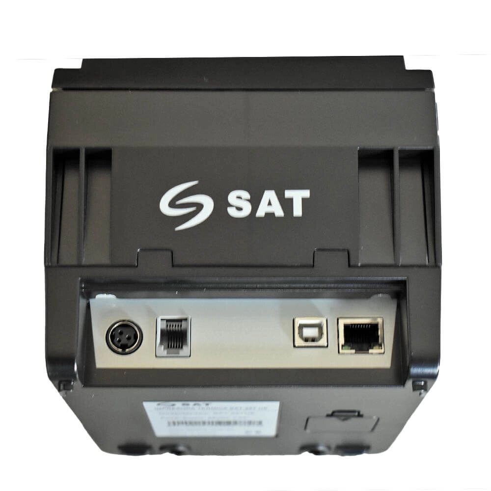 Impresora Térmica SAT 22T UE para recibos, resolución 203dpi, interfaces - USB/Ethernet y RJ11, corte automático, tamaño de impresión 80mm