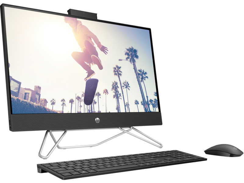 Computadora All in One HP AIO 24-cb1029la,  Intel Core i3-1215U  (6 núcleos hasta 4,4 GHz), FHD (1920 x 1080), memoria RAM 8Gb, Disco Solido PCIe NVMe M.2 de 512 GB, garantía 1 año 