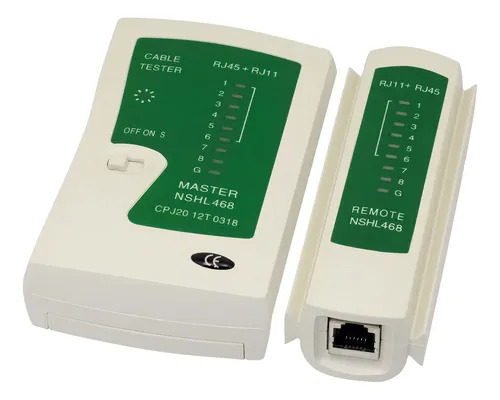 Testeador de cable de red UTP RJ45 - RJ11