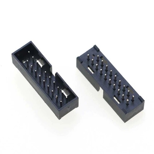 [CNTUSB19PINESBLACK] Conector macho USB 3.0 de 19 pines para mainboard de PC; Expansion para puertos delanteros; Color negro