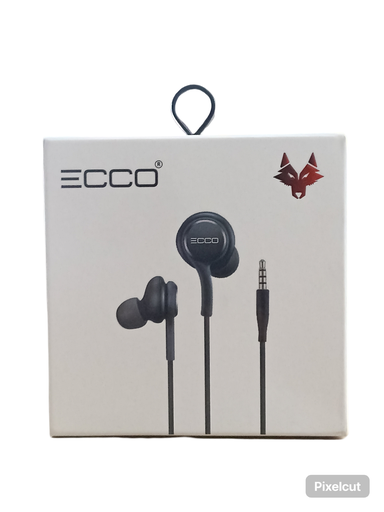 [AURECCO] Auricular manos libres de cable ECCO, cordon plug stereo 3.5mm 