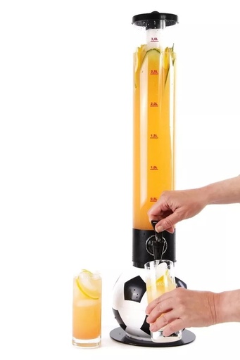 [JIFBEER3LT] Jirafa Cervecera contenido 3 Litros base diseñado tipo balón