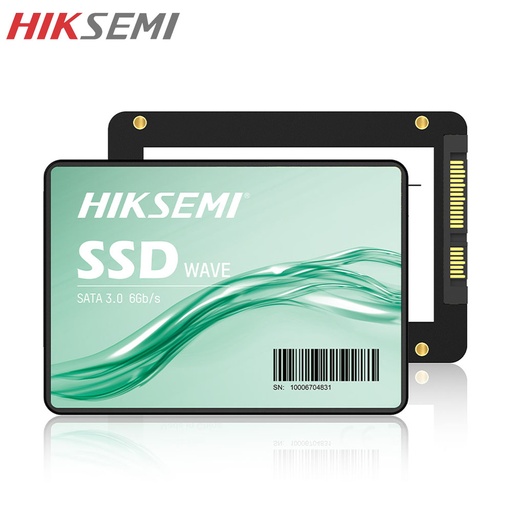 [SSHKSEMI512GB] Disco Solido HikSemi por HikVision SSD 512Gb, Sata III 6Gb/s, 2.5inc 7mm, 3D NAND; Lectura 550mb/s, Escritura 480Mb/s