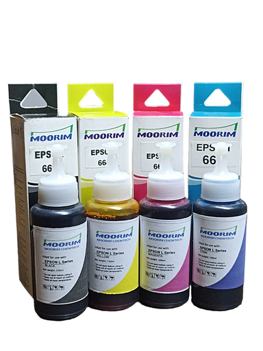 [CMYKMOOEPDYE100ML] Kit de Tintas 4 colores Moorim Epson 664 Dye 100ml