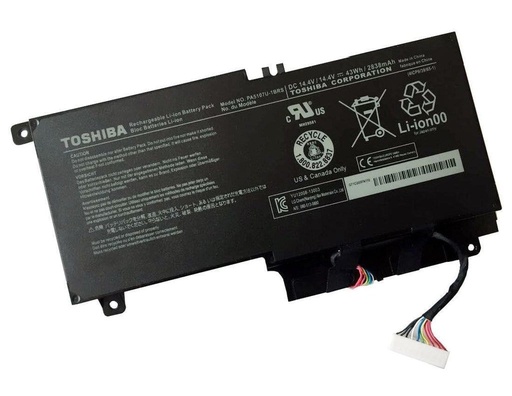 [BATERYTOPA5107U1BRS] Bateria para Laptop Toshiba PA5107U-1BRS, 43Wh, 14.4V 2838mAh, 4 celdas