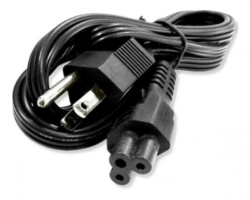Cable de poder tipo Trebol para cargadores de laptops