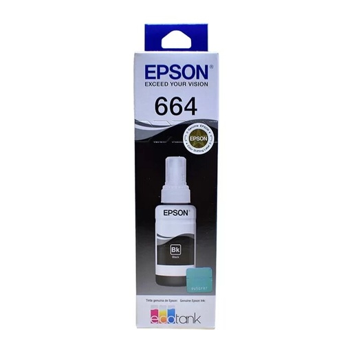 [TAAAEPSON664BK] Tinta Epson T644 Tipo Original 70ml Black for L210-L355-L365-L555