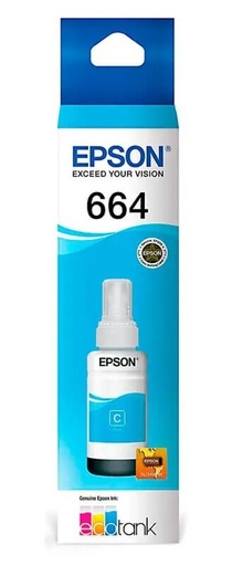 [TAAAEPSON664CY] Tinta Epson T644 Tipo Original 70ml Cyan for L210-L355-L365-L555