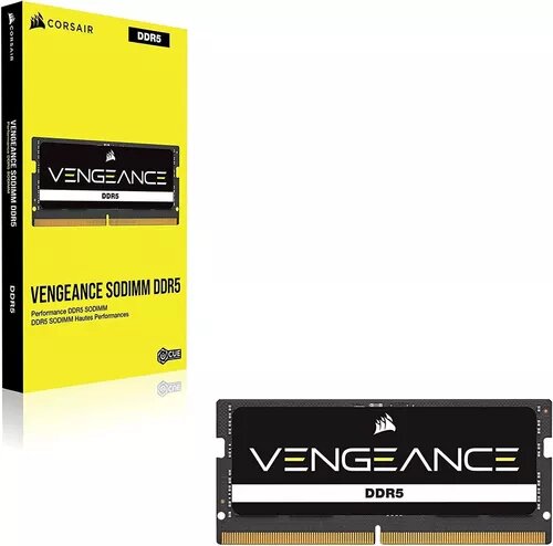 [SODIMMDDR5CORSAIRV16GB] Memoria Ram So-Dimm Corsair Vengeance DDR5 16Gb 4800MT/s; PC5-38400, CL40, 262 pines,1.1V, Non-ECC para Laptop