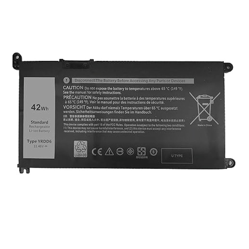 [BATERYDELLYRDD6] Bateria Dell YRDD6 42Wh11.4V Original para laptop OC_AS0225225