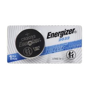 [BATENERGZCR2032] Pila (Batería) Energizer CR2032-Lithio CC 3V, para PC, reloj, impresora por unidad