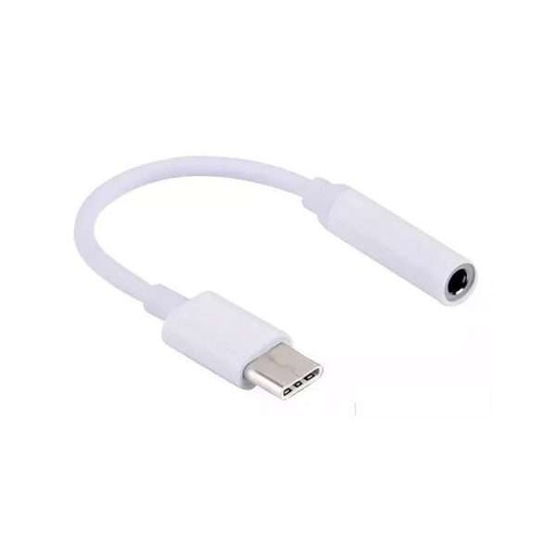 [ADAPTYPECAPLUG35MM] Adaptador Tipo C a Plug 3.5mm 384KHz 32bit DAC 12cm
