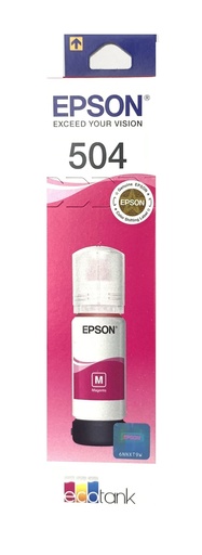 [TAAAEPSON504MG] Tinta Epson T504 Tipo Original 70ml Magenta for L4150-L4160-L4250-L4260-L6161-L6171-L6191-L14150